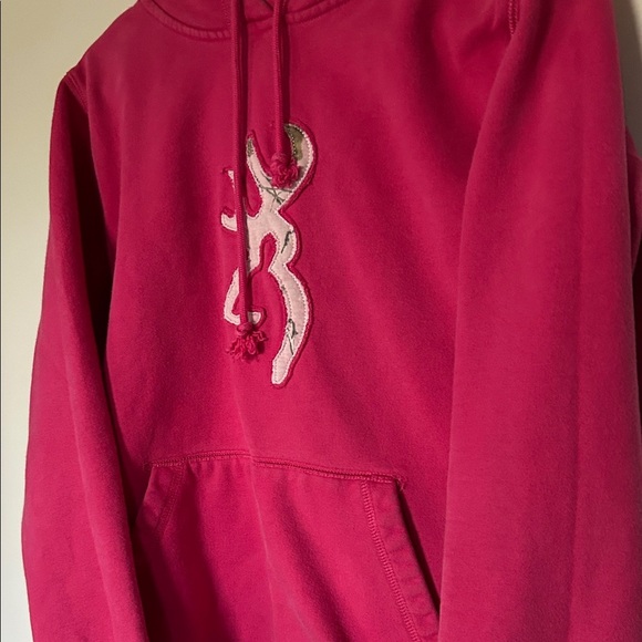Browning Women's pink Hoodie with Logo - Picture 2 of 4